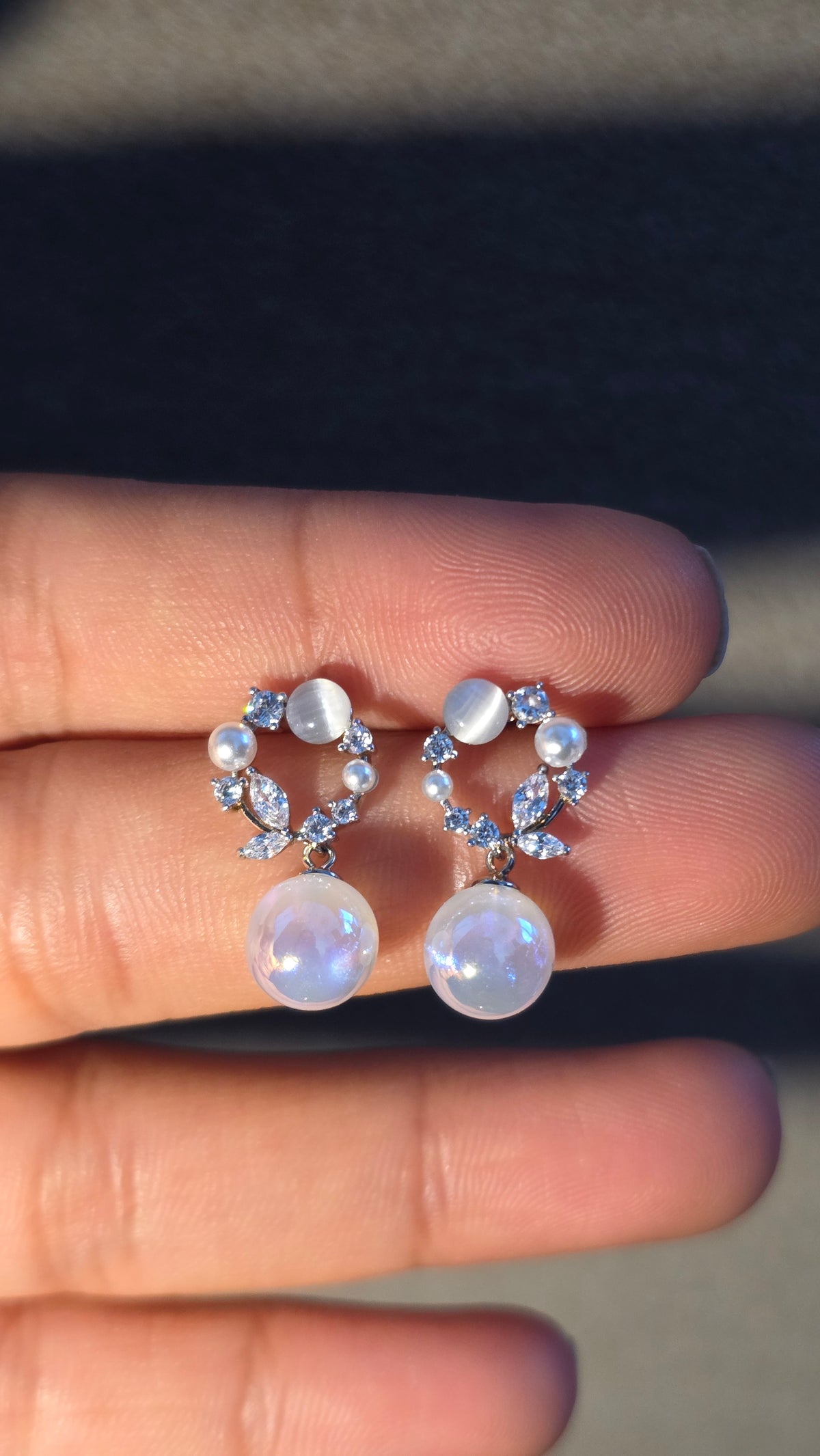 Luna Wreath Drop Earrings