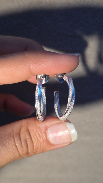 Twist Hoop Earrings