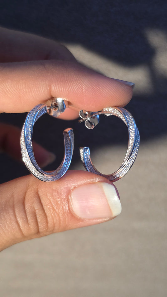 Twist Hoop Earrings