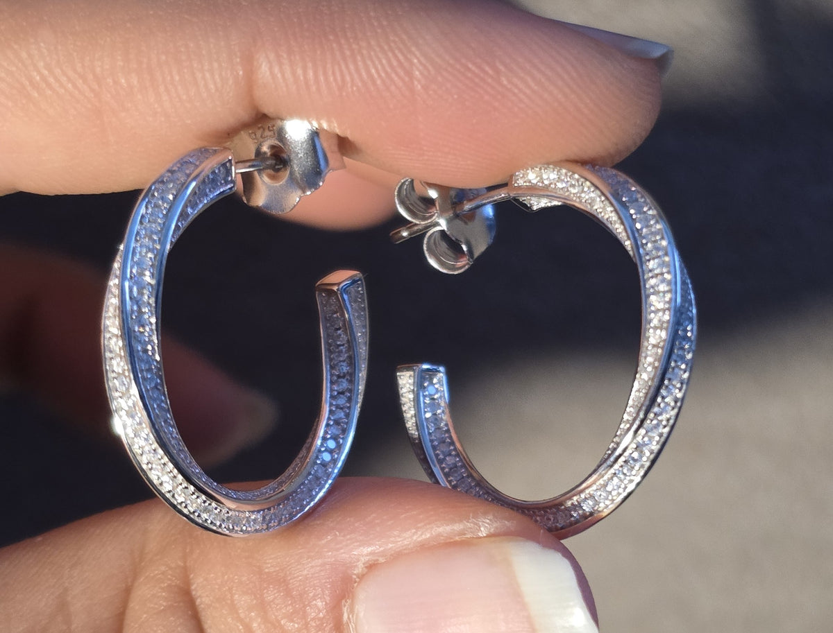 Twist Hoop Earrings