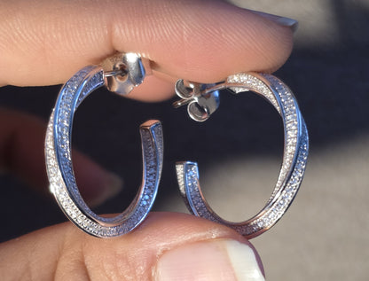 Twist Hoop Earrings