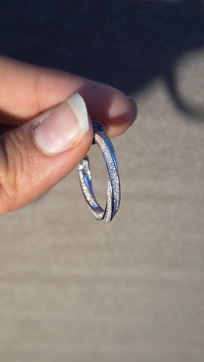 Twist Hoop Earrings