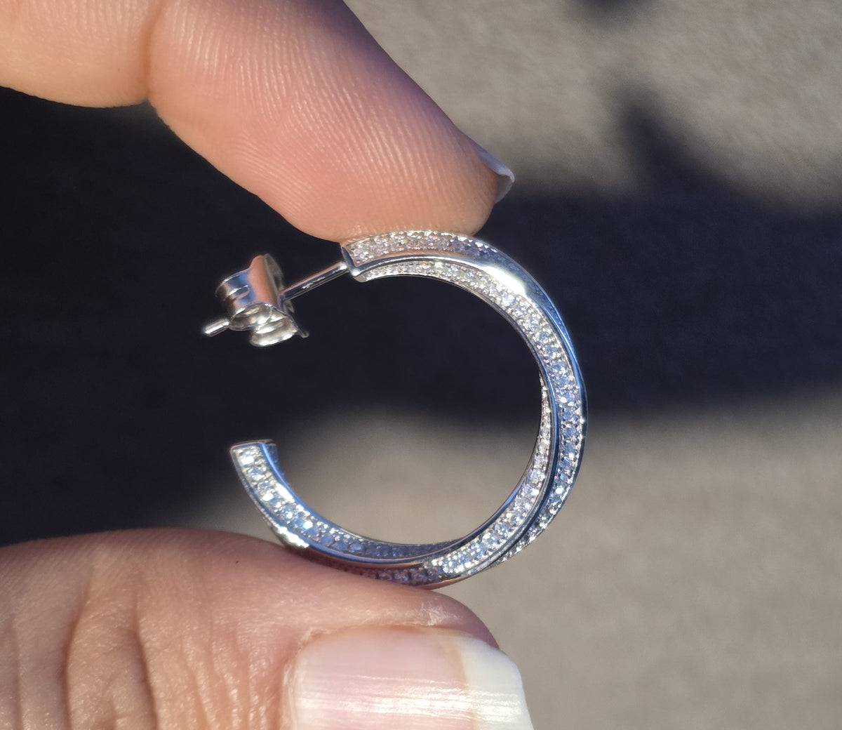 Twist Hoop Earrings