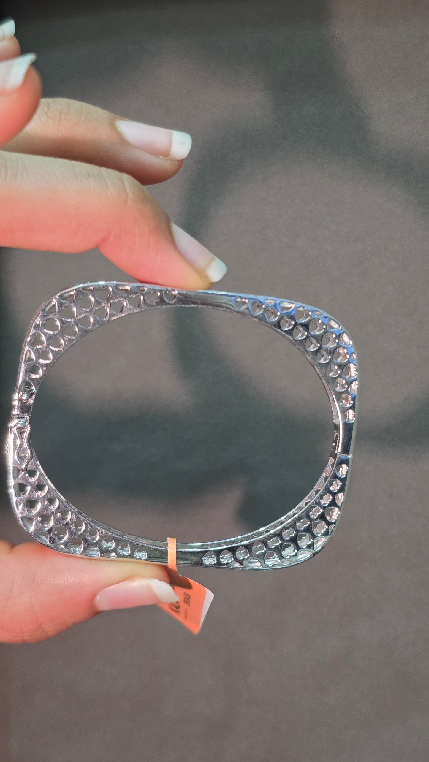 Contoured Diamond Kada