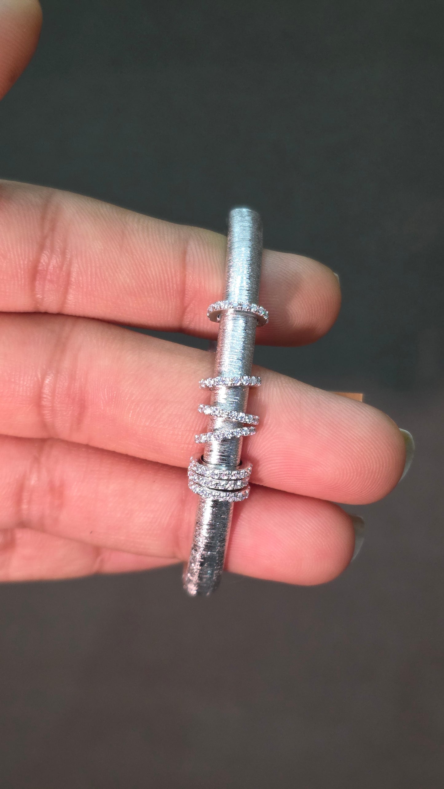 Diamond Ring Kada