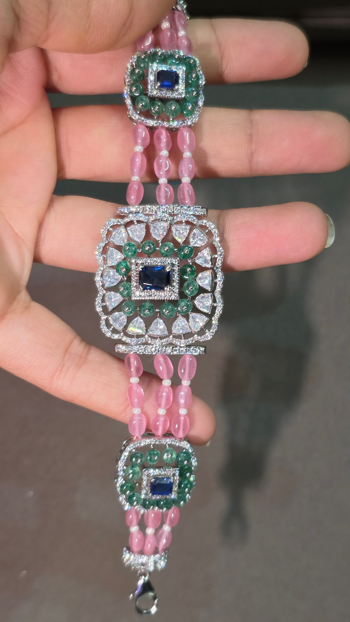 Pink Motif Bracelet