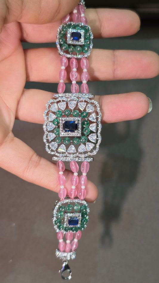 Pink Motif Bracelet