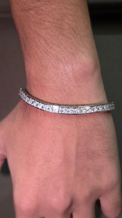 Princess Cut Tennis Bracelet