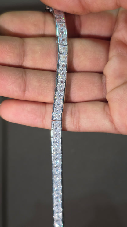 Princess Cut Tennis Bracelet