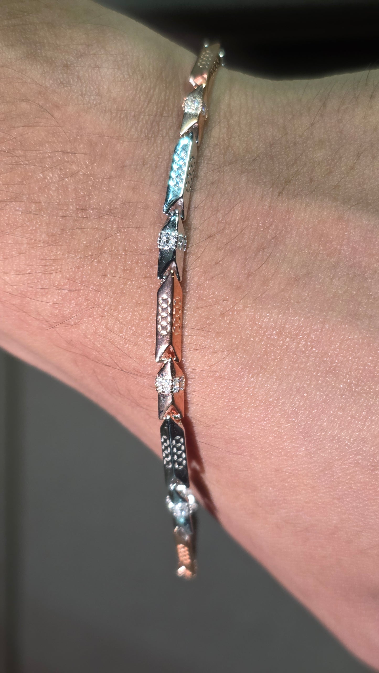 Geometric Link Bracelet