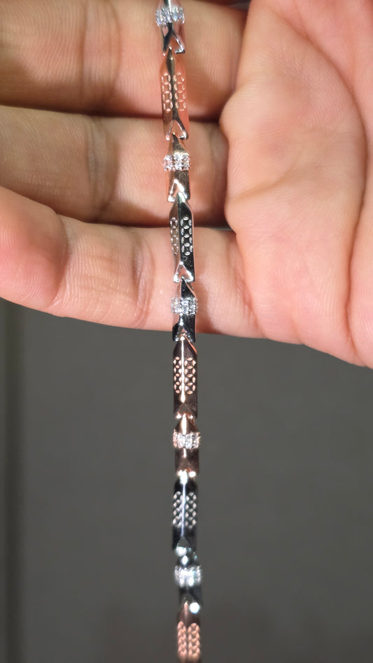 Geometric Link Bracelet