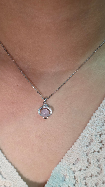 Rosé Orbit Pendant Set