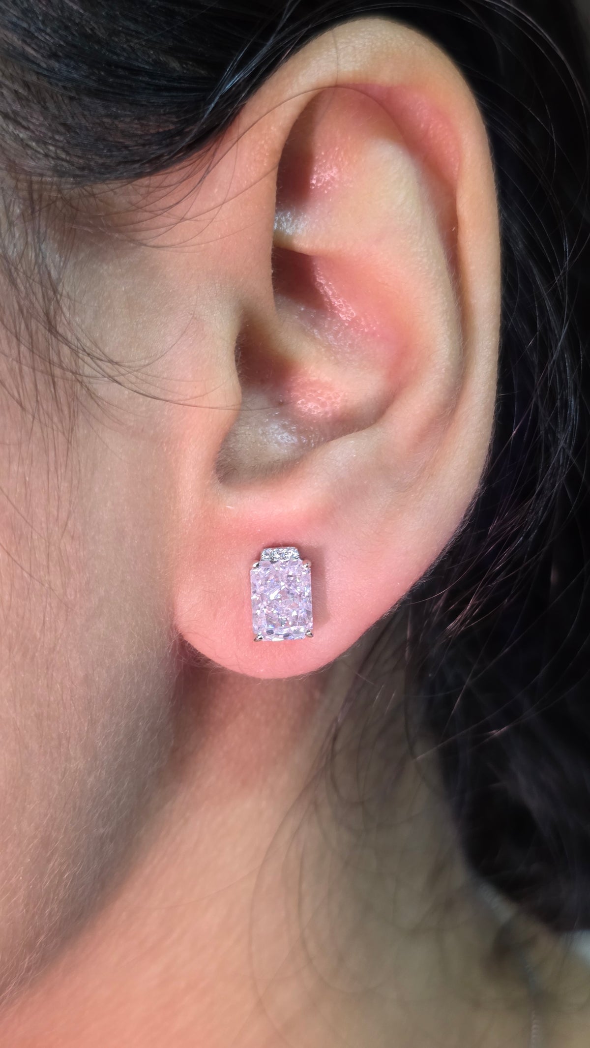 Radiant Cut Pendant Set