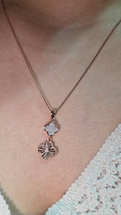 Cut-Metal Floral Pendent set