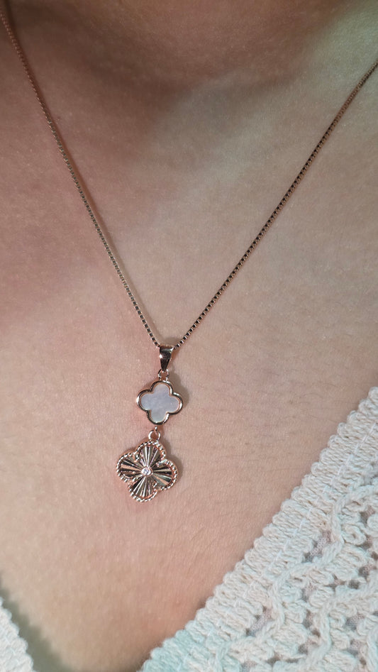 Cut-Metal Floral Pendent set