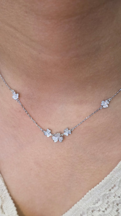Clover Station Necklace