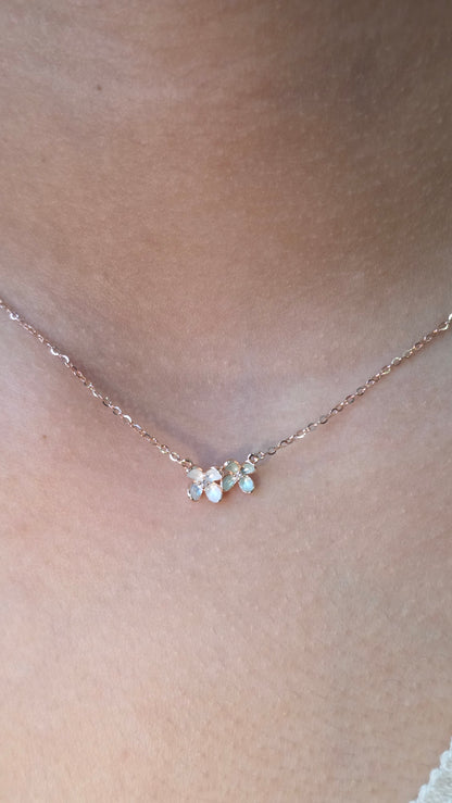 Duo Blossom Pendant Chain