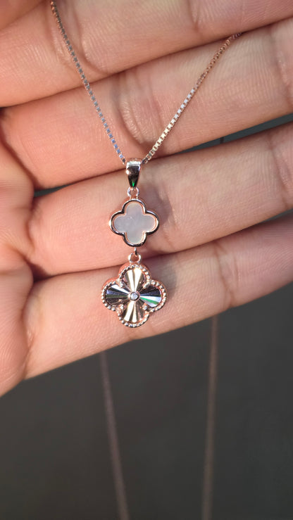 Cut-Metal Floral Pendent set