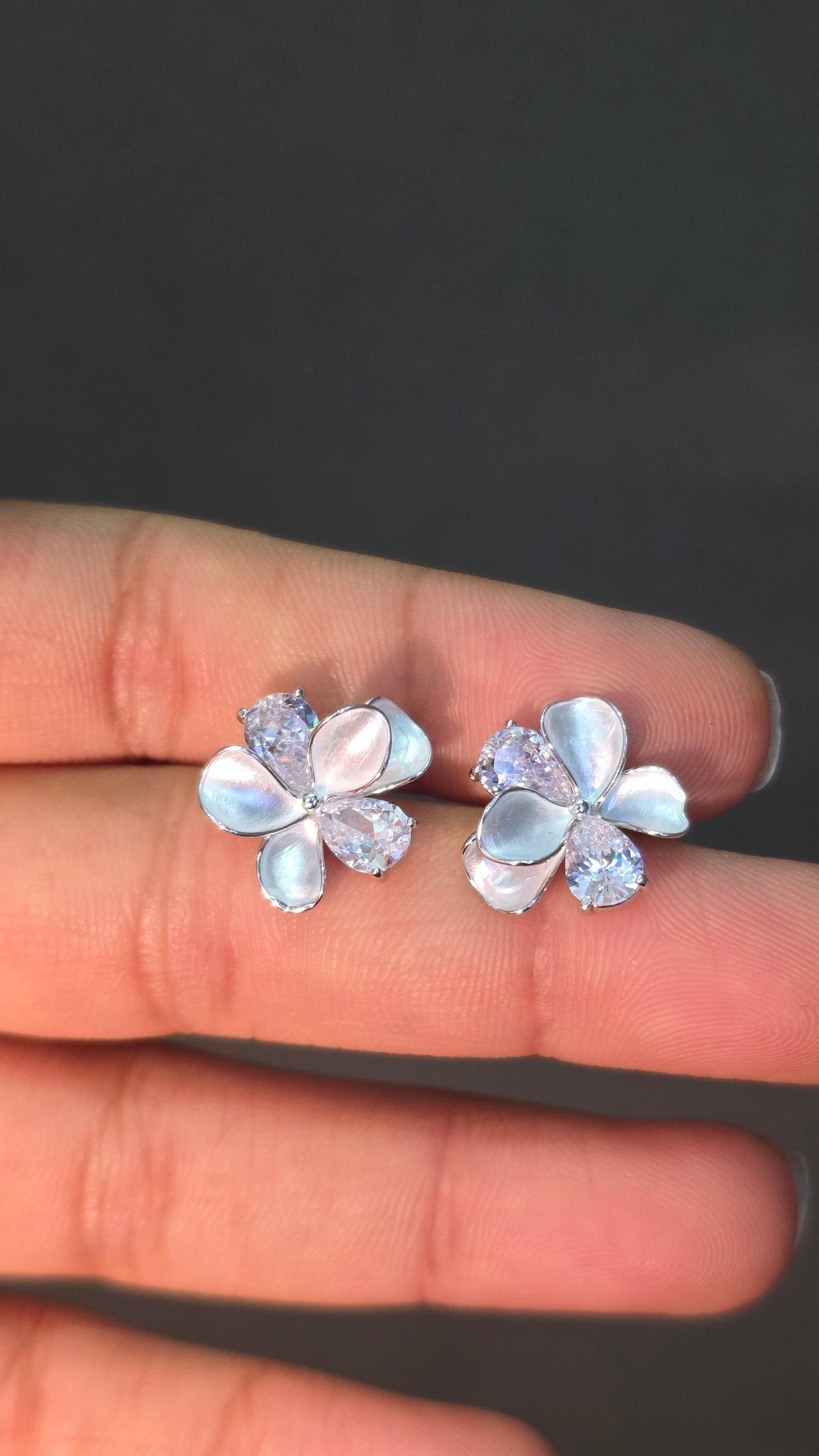 Crystal Petal Pendat set