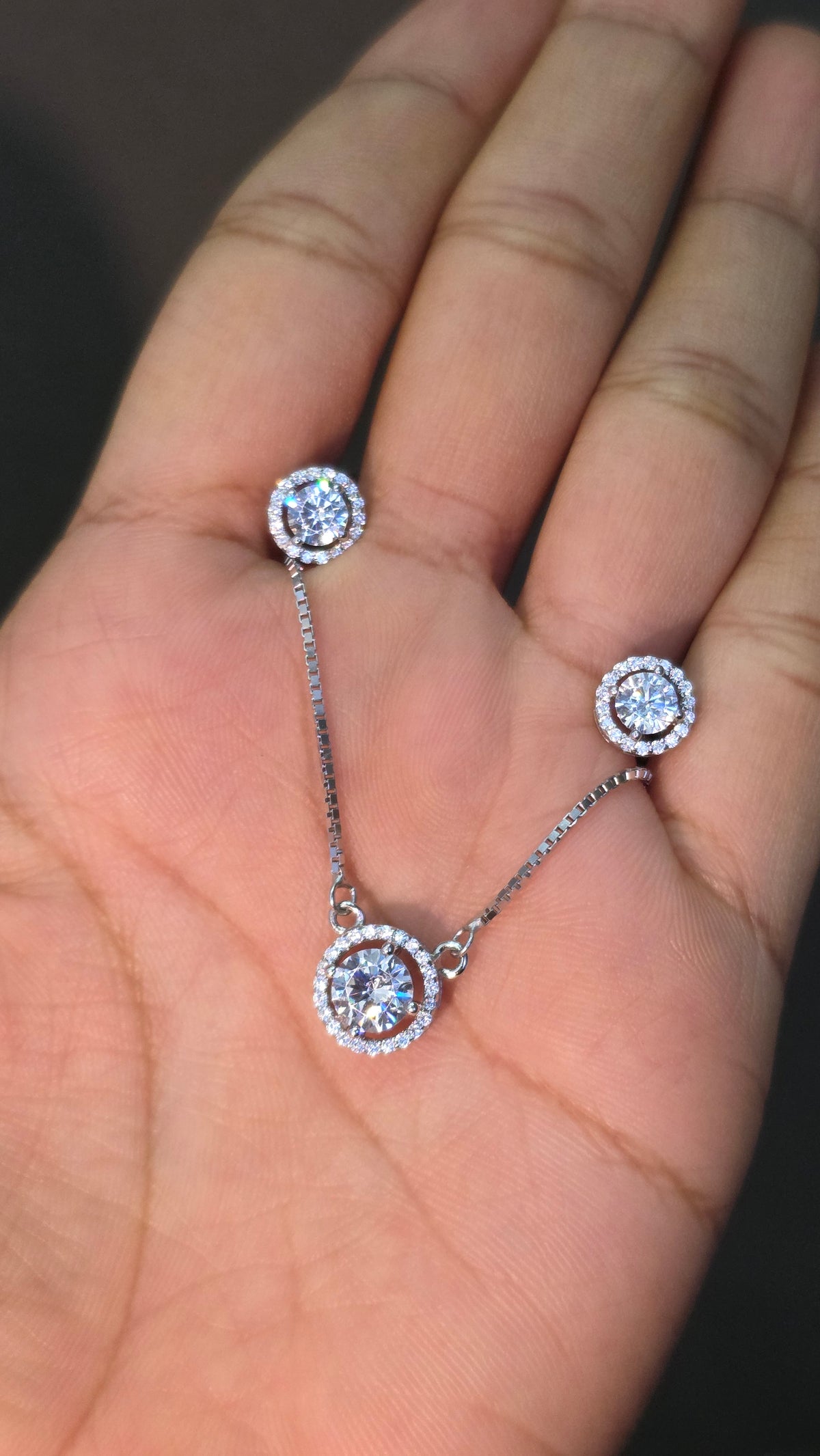 Brilliant Round Pendat set
