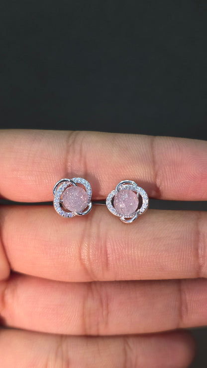 Rosé Orbit Pendant Set