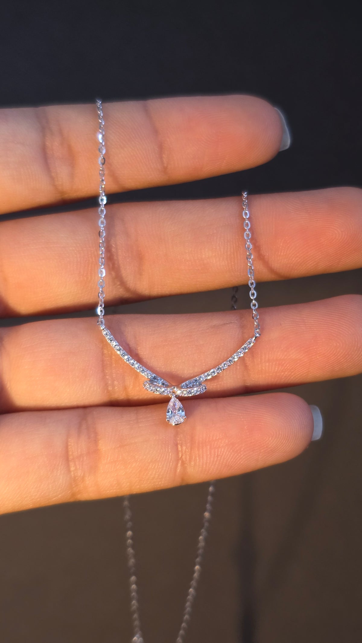 Celeste Drop Pendant Chain