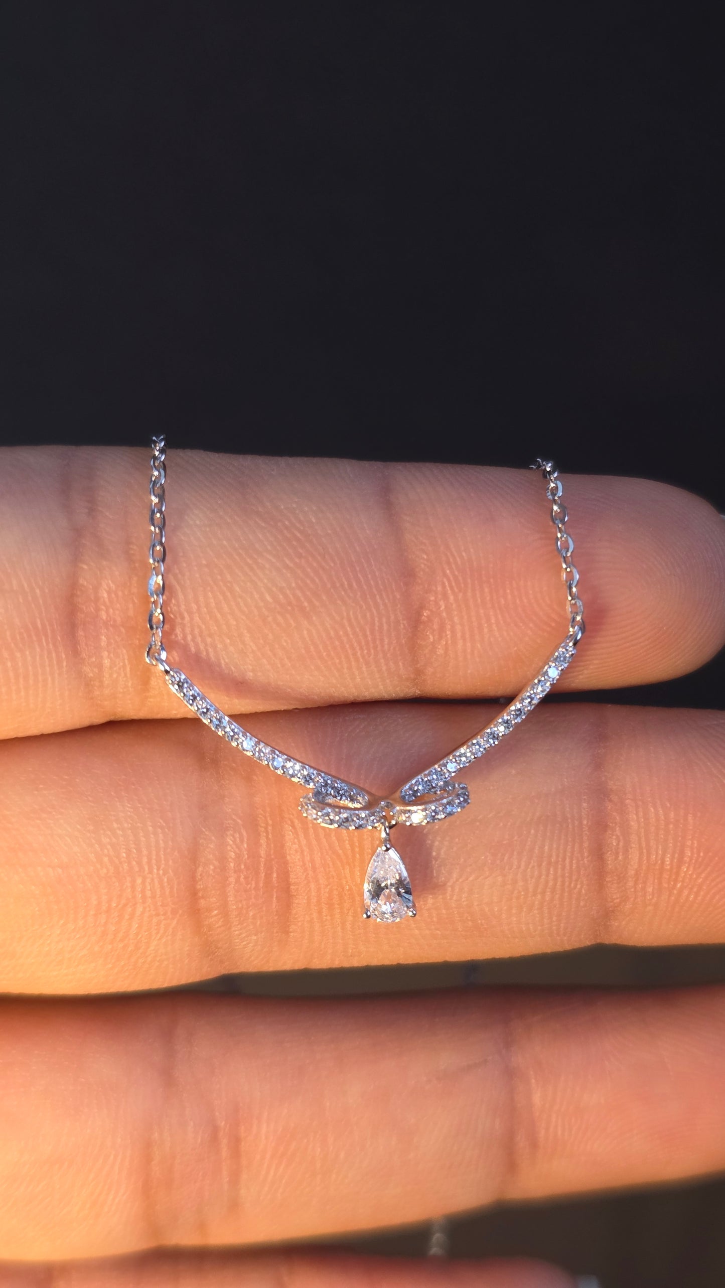 Celeste Drop Pendant Chain