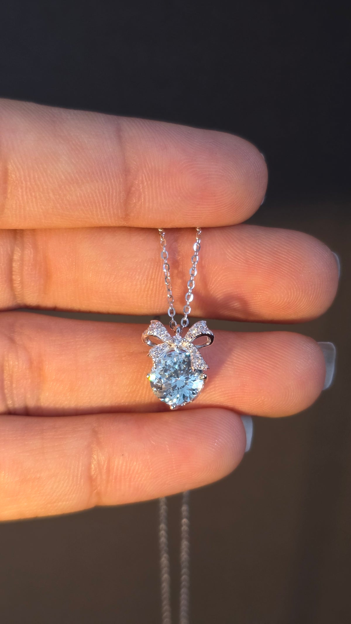 Ciel Bow Pendant Chain