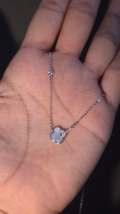 Clover Stone Pendant Chain