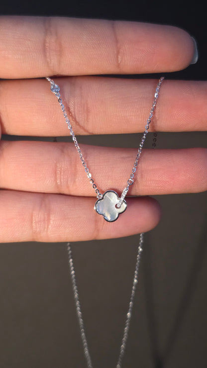 Clover Stone Pendant Chain