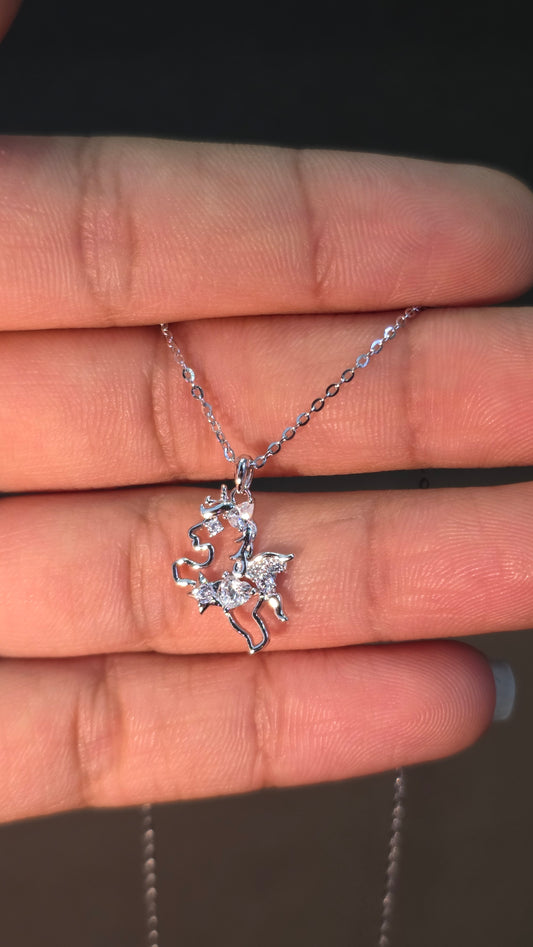 Unicorn Crystal Pendant Chain