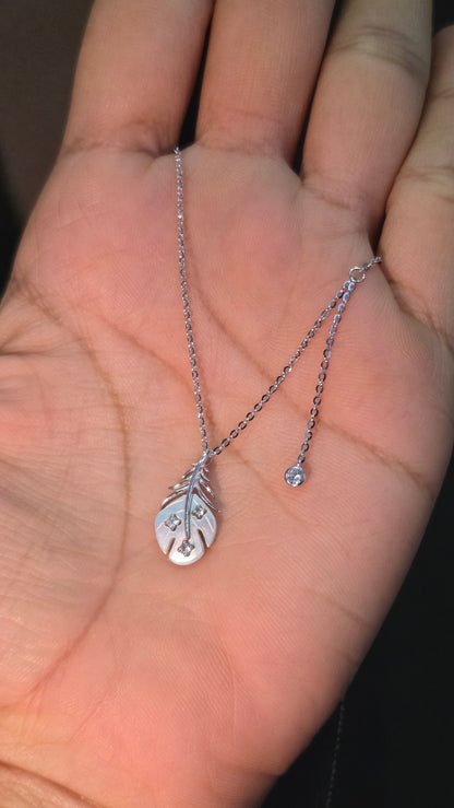 Feather Float Pendant Chain