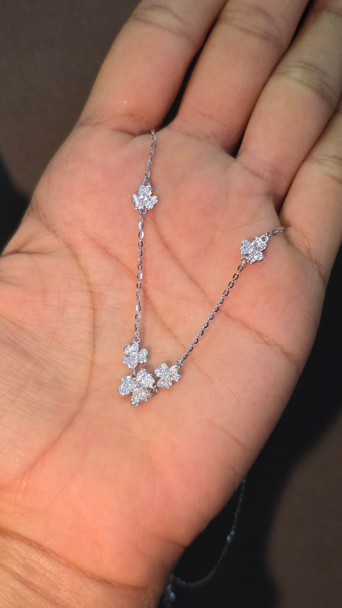 Clover Station Necklace