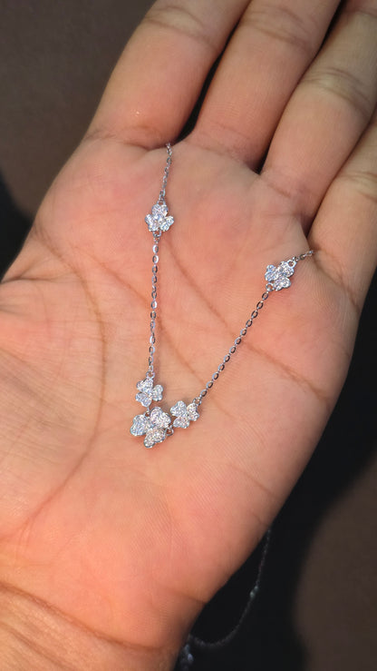 Clover Station Necklace