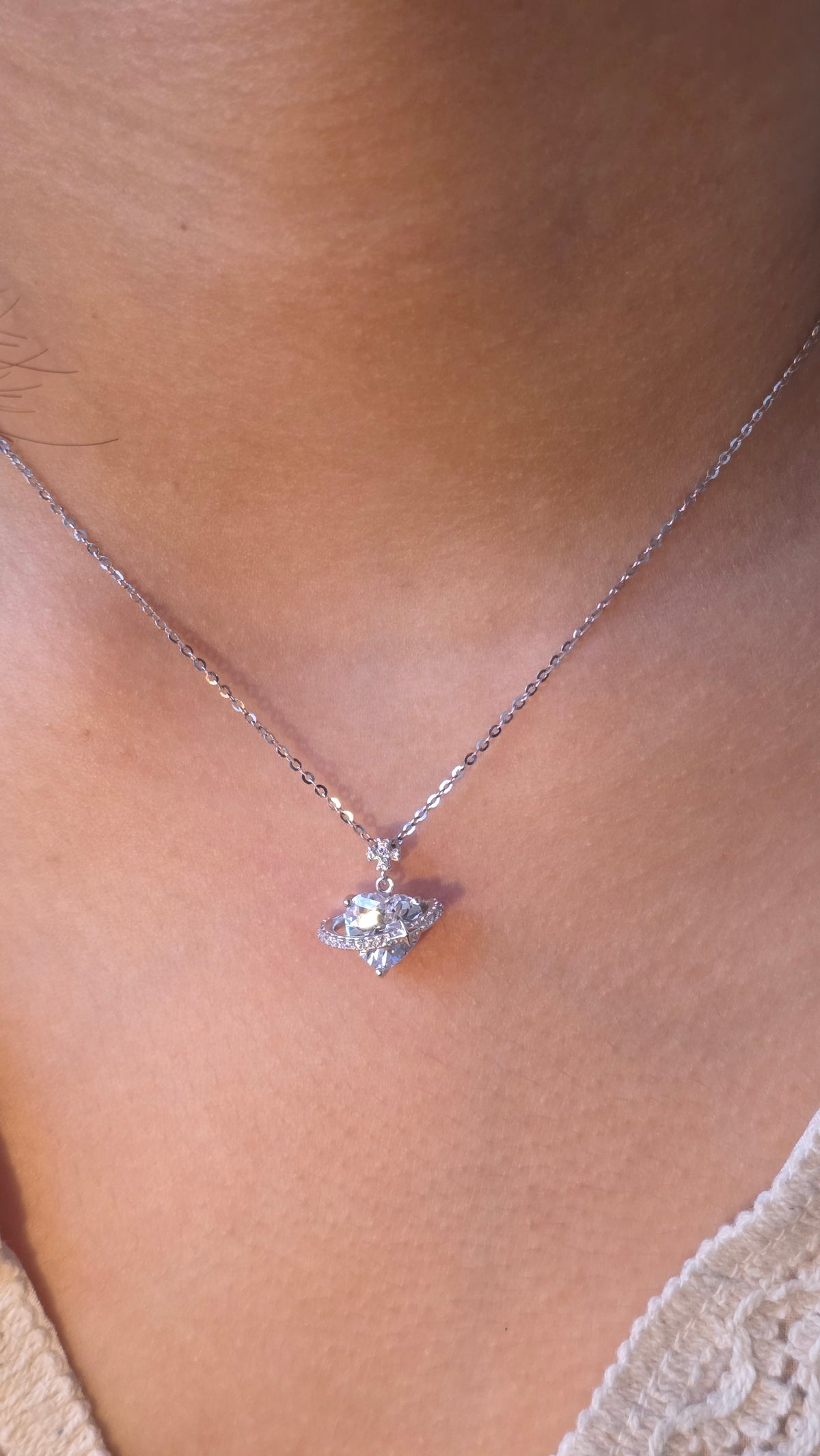 Celestia Ring Pendant Chain