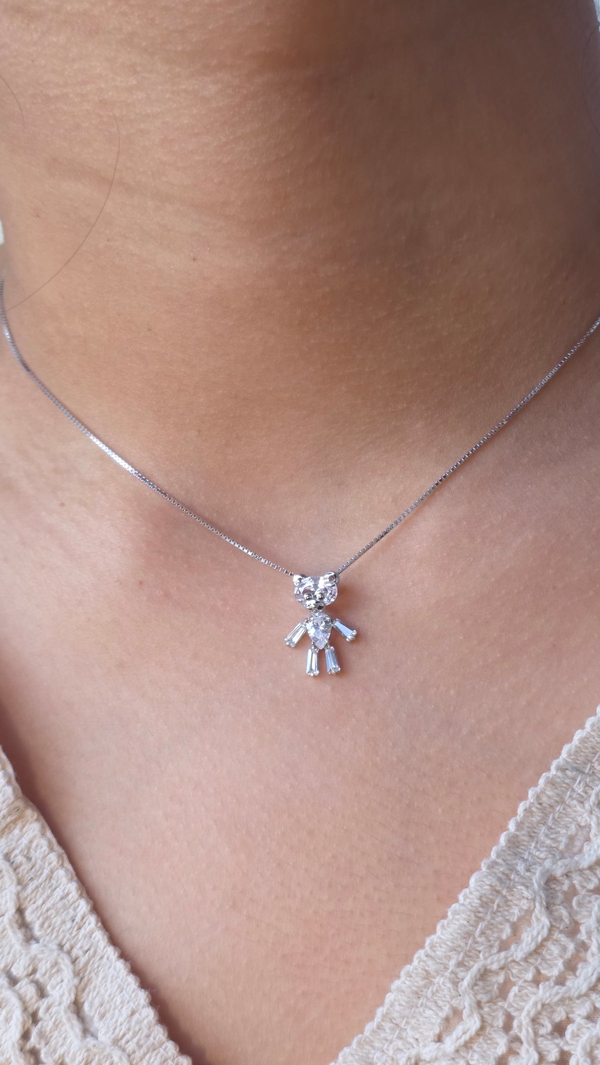 Teddy Bear Pendant Chain