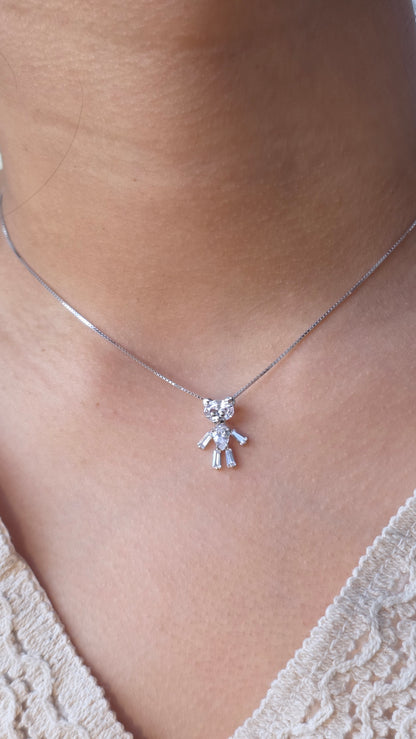 Teddy Bear Pendant Chain