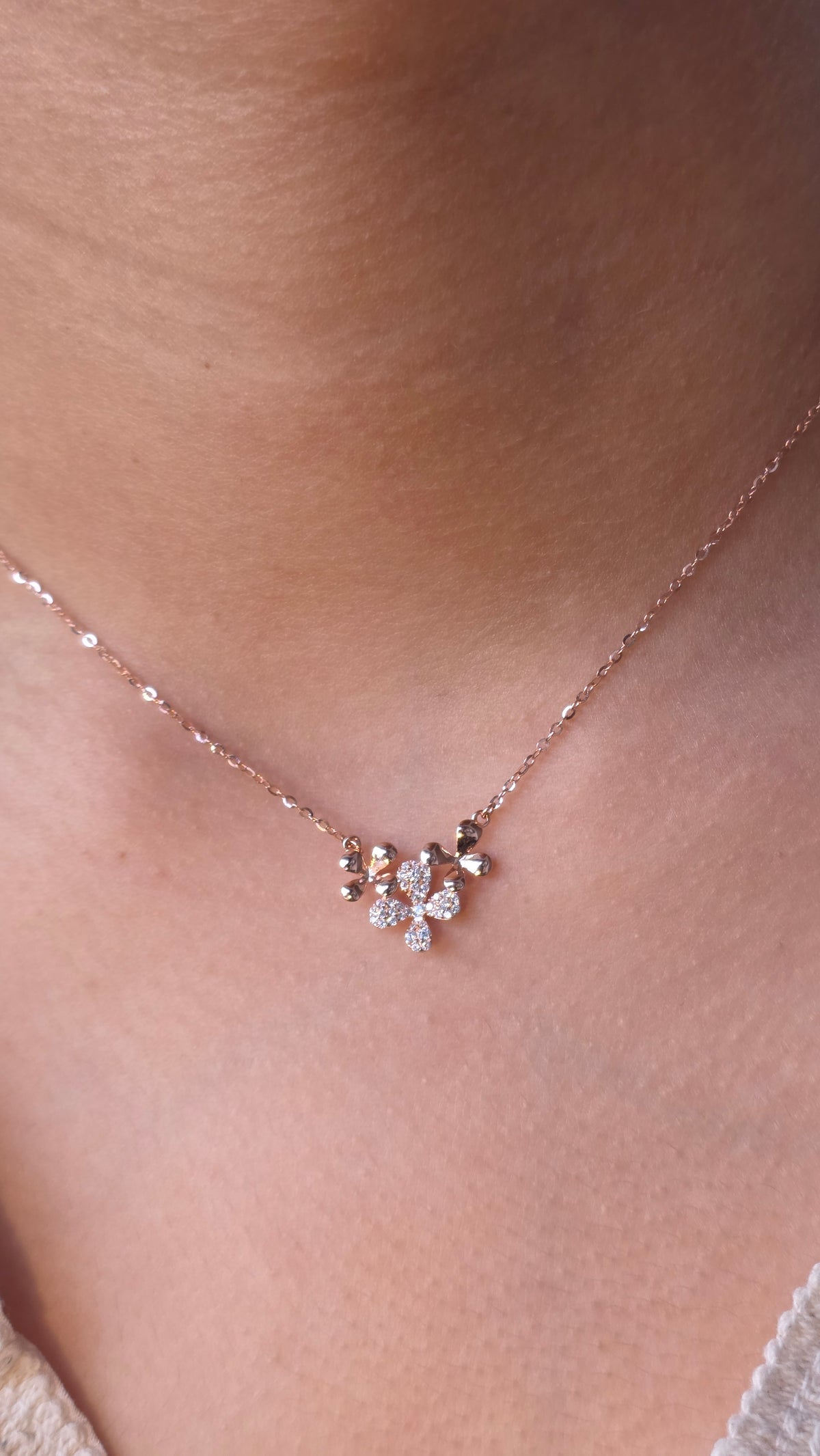 Petal Cluster Necklace