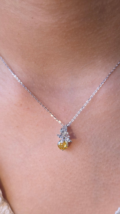 Soleil Butterfly Pendant Chain