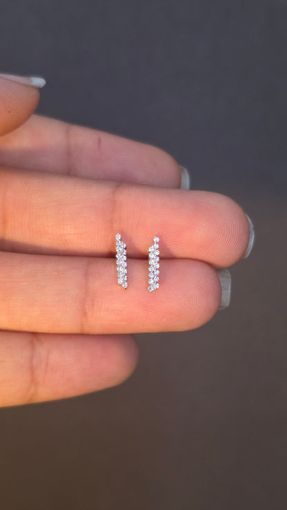 Zigzag Bar Studs