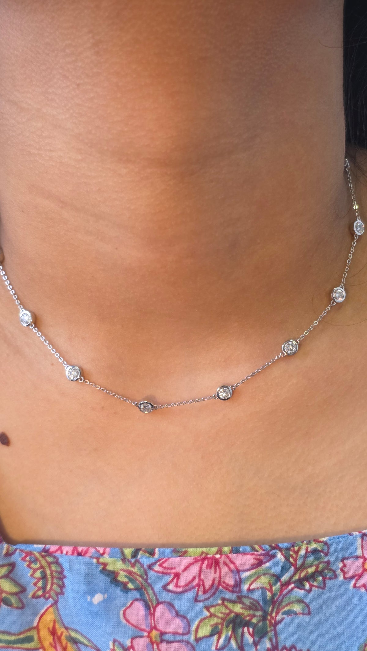 Bezel Necklace