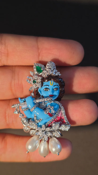 Bal Krishna Pearl Pendant