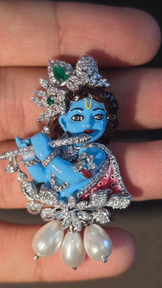 Bal Krishna Pearl Pendant