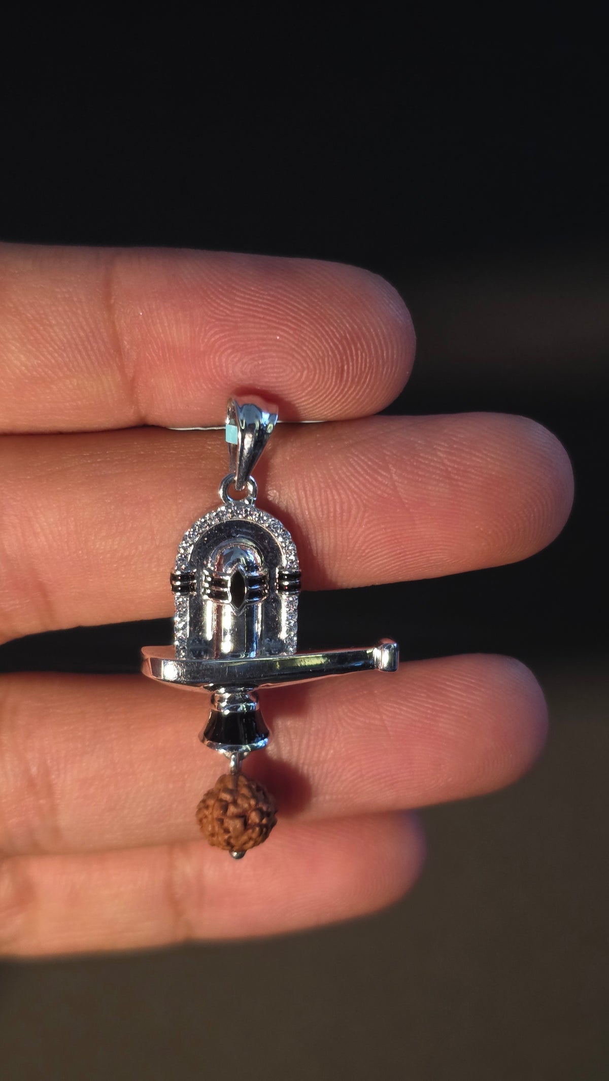 Shivling Rudraksha Pendant