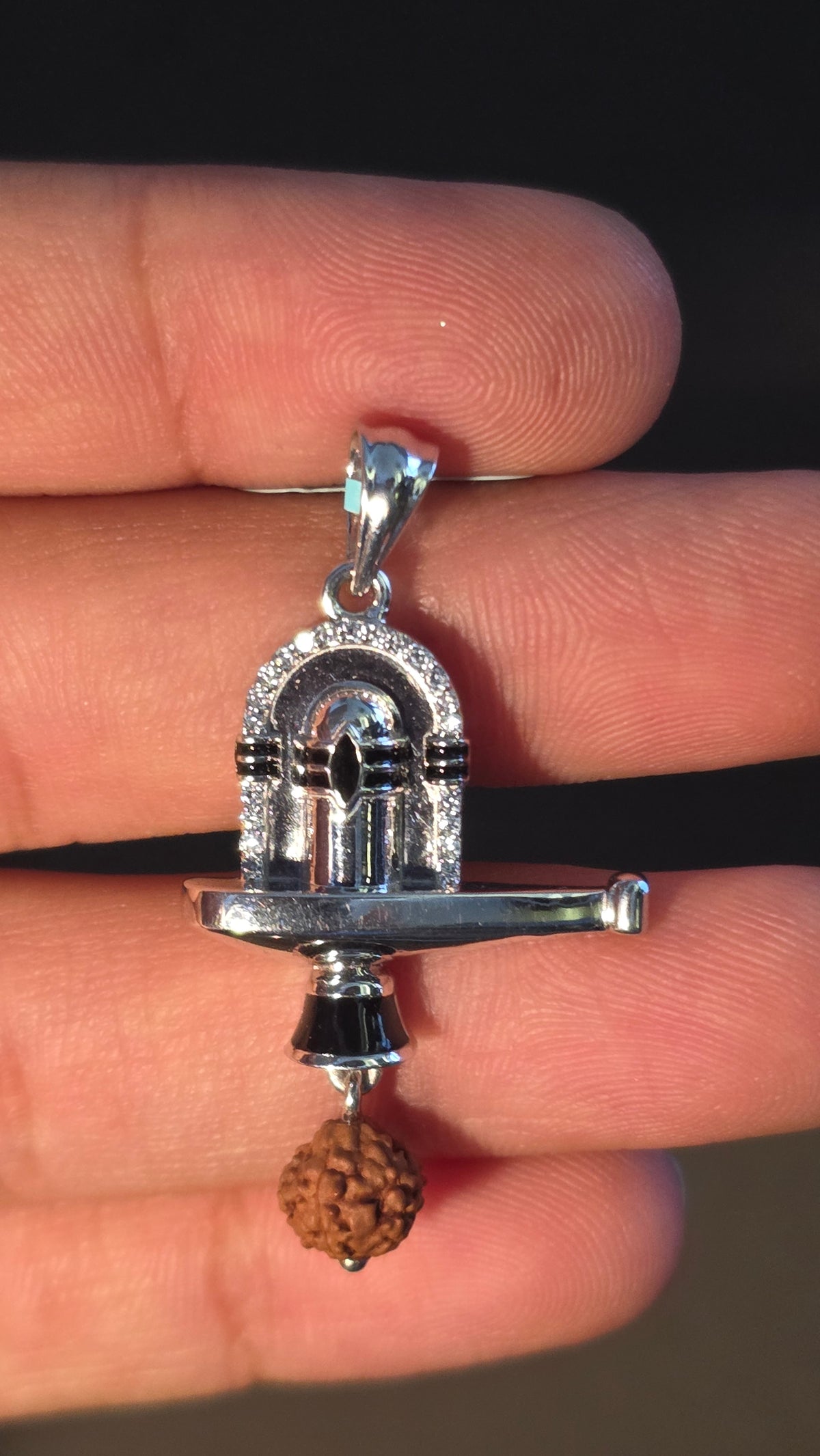 Shivling Rudraksha Pendant