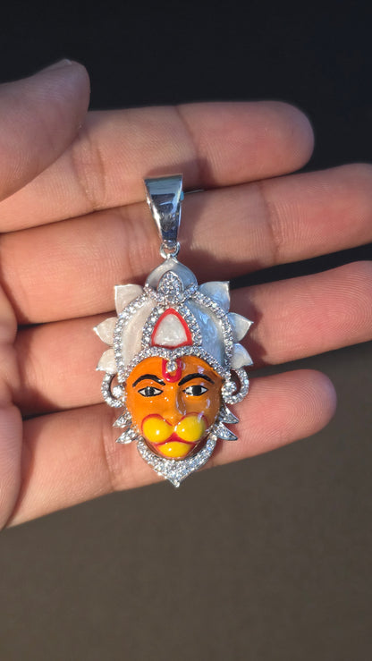 Hanuman Enamel Pendant