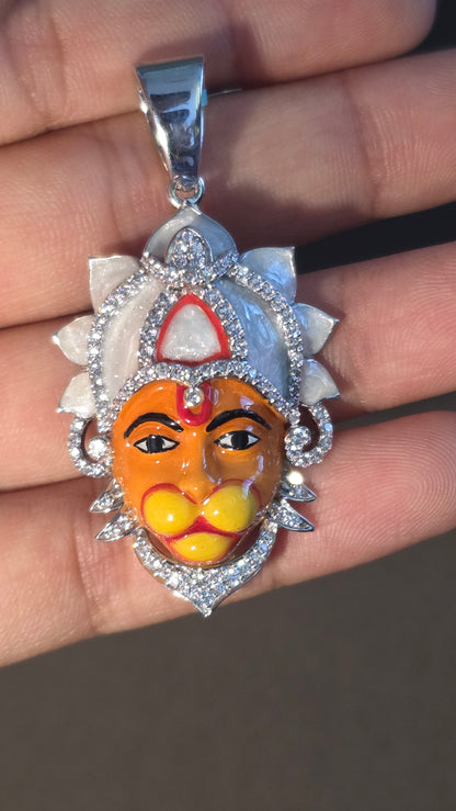 Hanuman Enamel Pendant