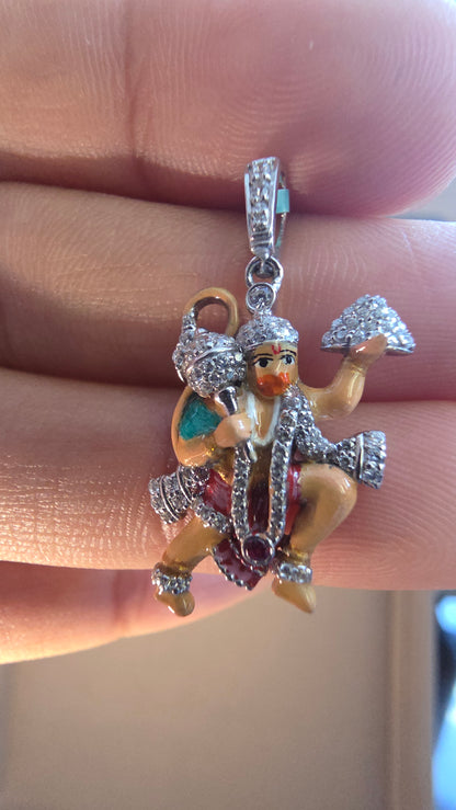Flying Hanuman Pendant