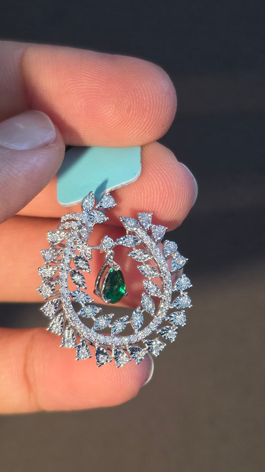 Pear-cut Emerald