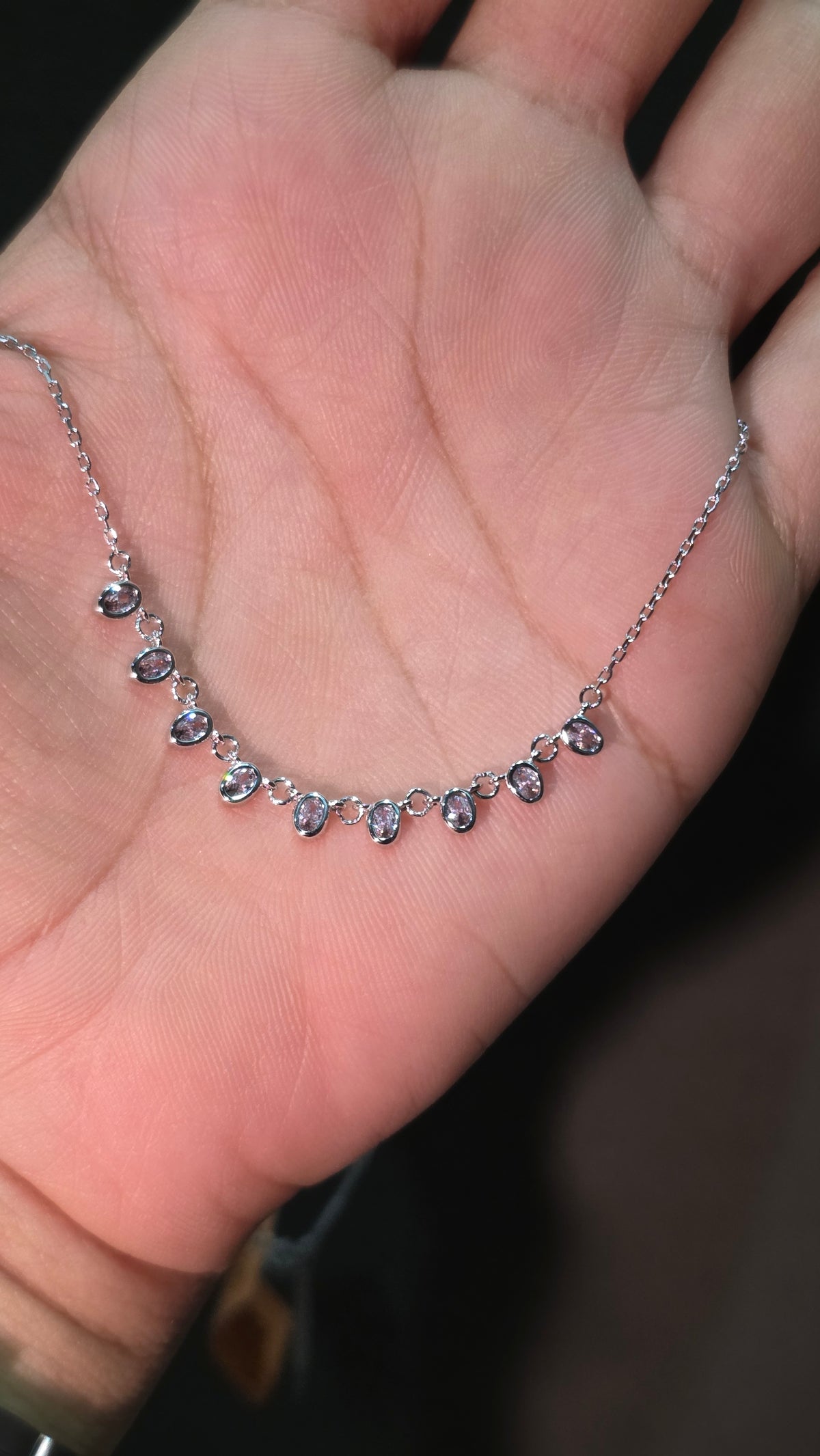 Viola Station Necklace